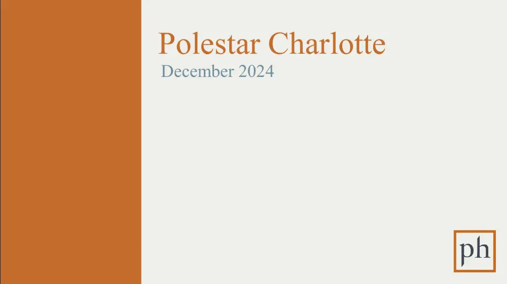 Polestar Charlotte December 2024 report cover
